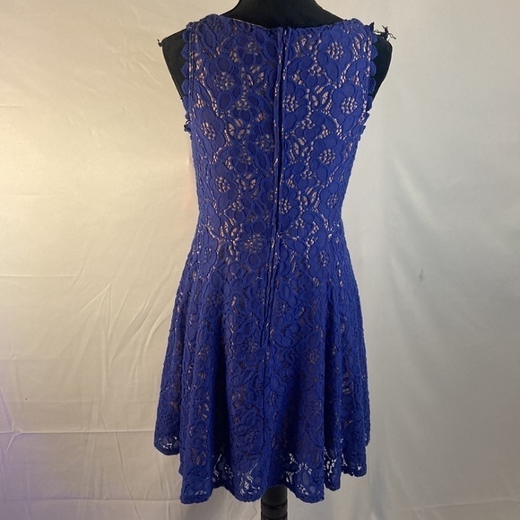City Studio Lace Fit & Flare Dress - Picture 3 of 8